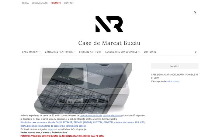 Captura de pantalla de casedemarcatbuzau.ro