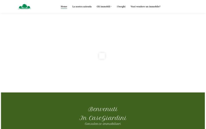 Screenshot of casegiardini.com