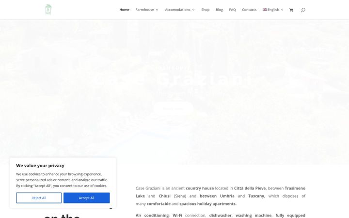 Screenshot of casegraziani.it