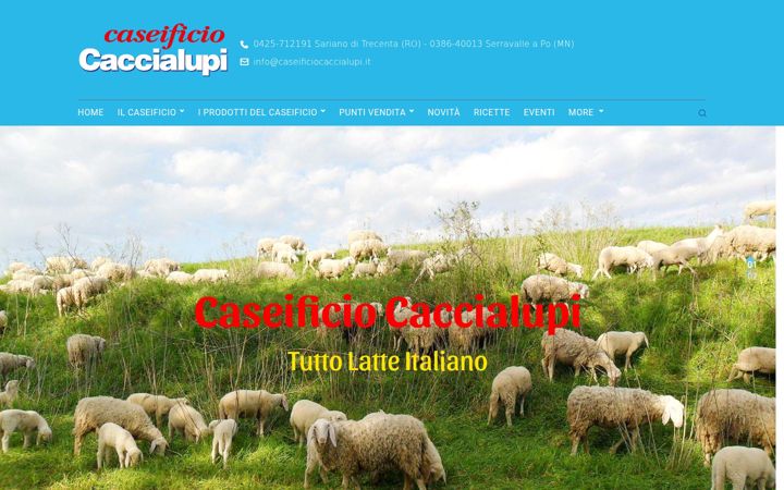 Screenshot di caseificiocaccialupi.it