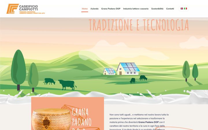 Screenshot di caseificiocampiotti.it
