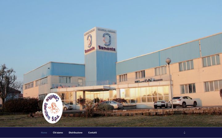 Screenshot of caseificiosalernitano.it