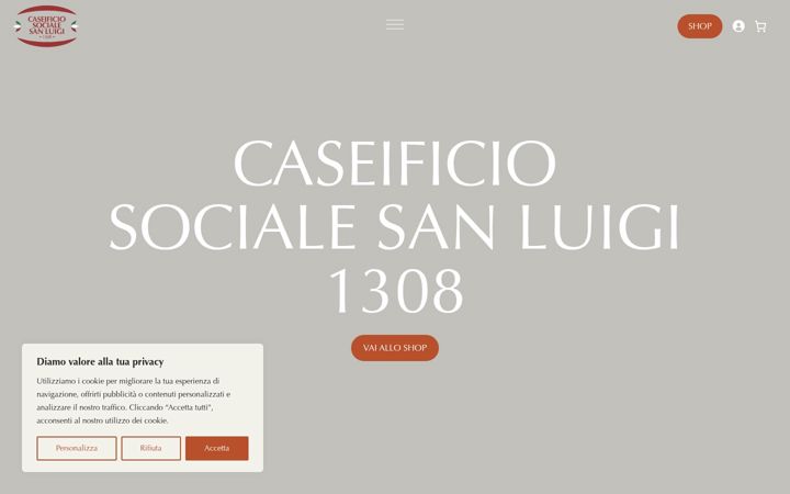 Screenshot di caseificiosanluigi.it