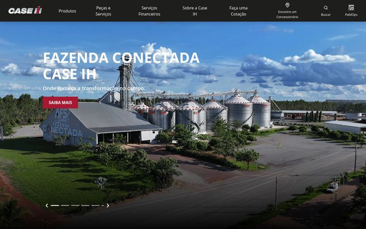 Screenshot of caseih.com.br