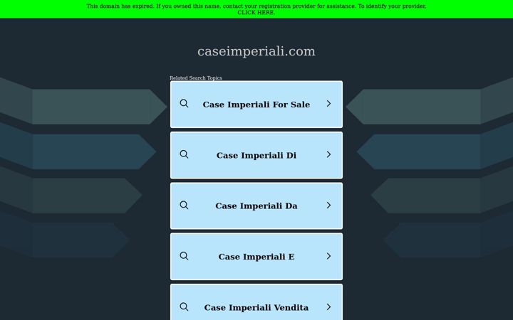 Screenshot of caseimperiali.com