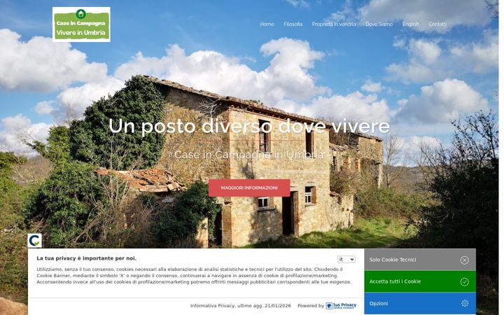 Screenshot von caseincampagnaumbria.it
