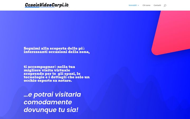 Screenshot of caseinvideocarpi.it