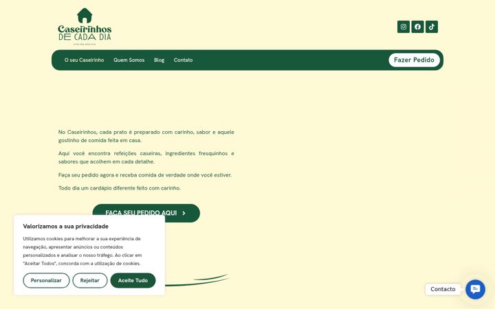Screenshot of caseirinhos.pt