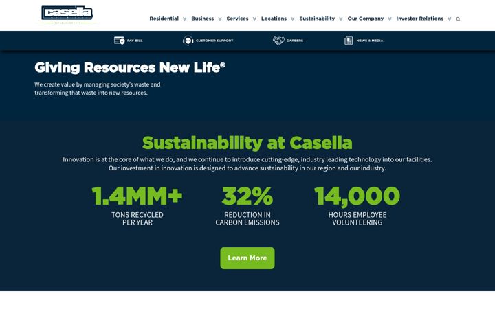 Screenshot of casella.com