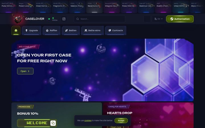 Screenshot di caselover.net