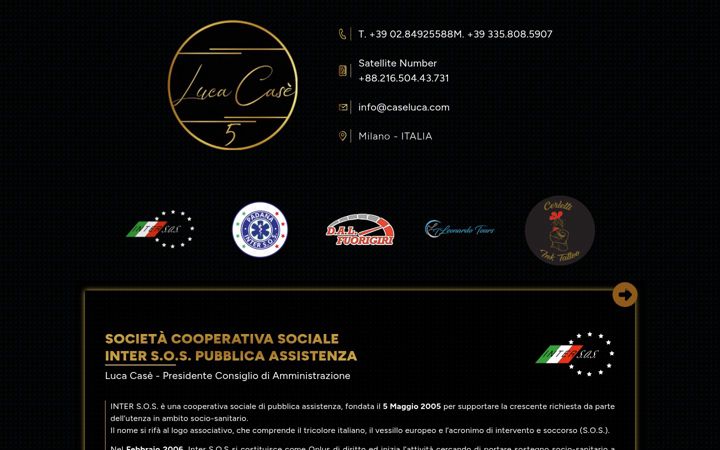 Screenshot of caseluca.com