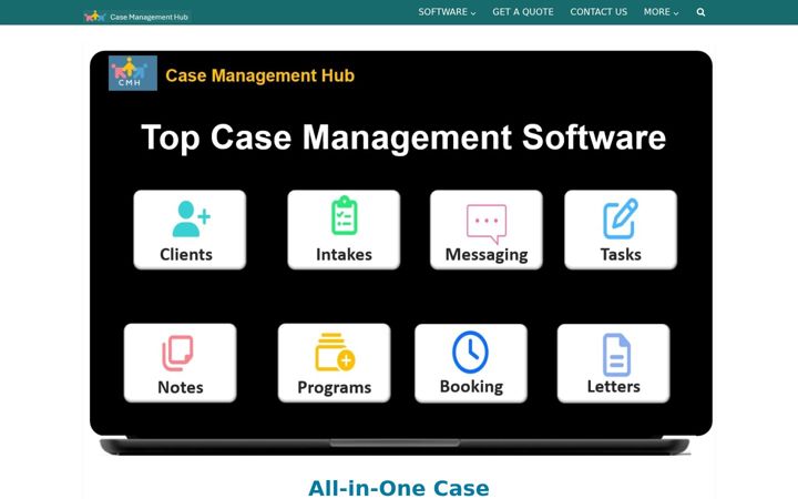 Screenshot of casemanagementhub.org