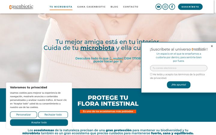 Screenshot of casenbiotic.eu