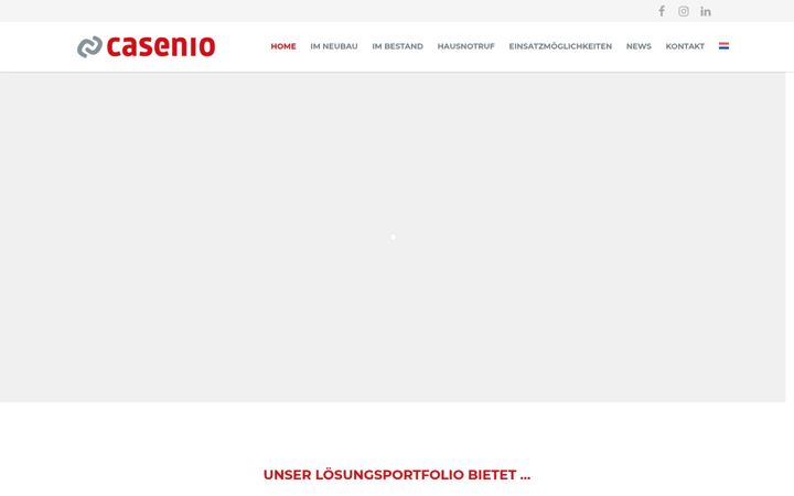 Screenshot of casenio.eu