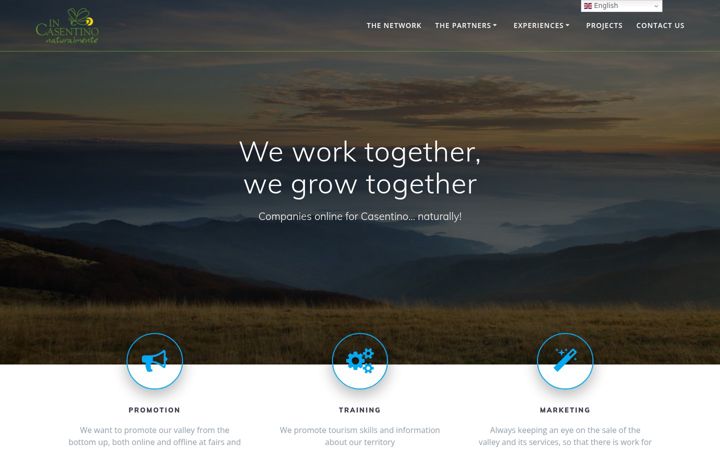 Screenshot of casentinonaturalmente.net
