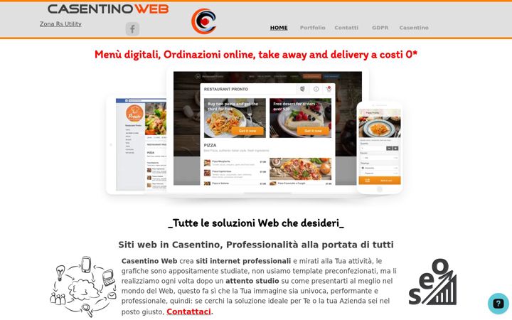 Skærmbillede af casentinoweb.com