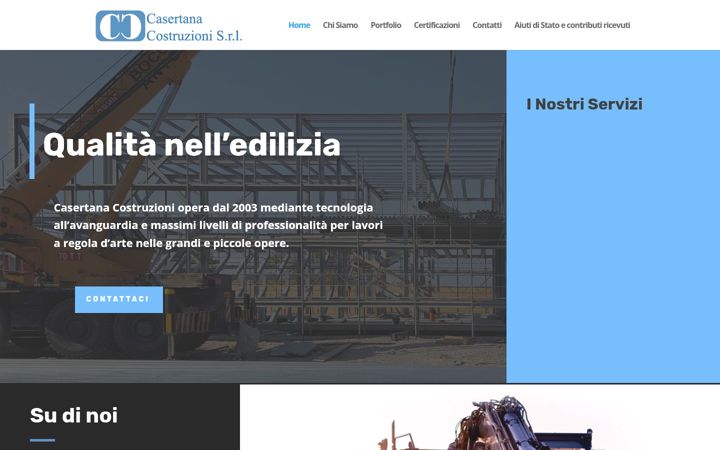Screenshot of casertanacostruzioni.it