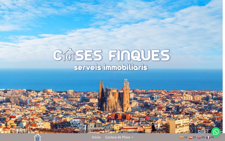 Screenshot ta' casesfinques.es