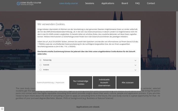 Screenshot of casestudycourse.com