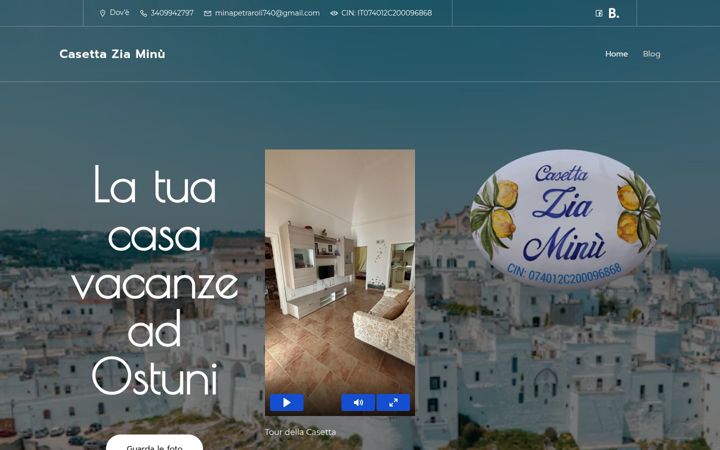 Screenshot of casettaziaminu.net