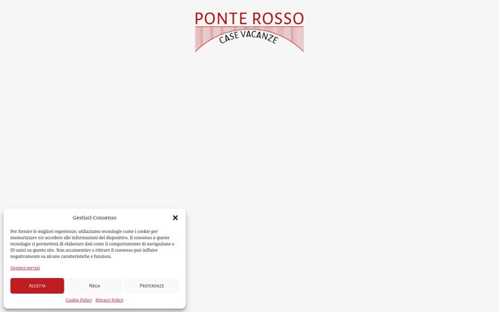 Screenshot of casevacanzeponterosso.it