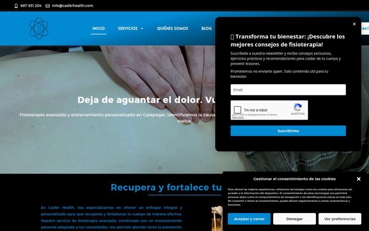 Screenshot of casferhealth.com