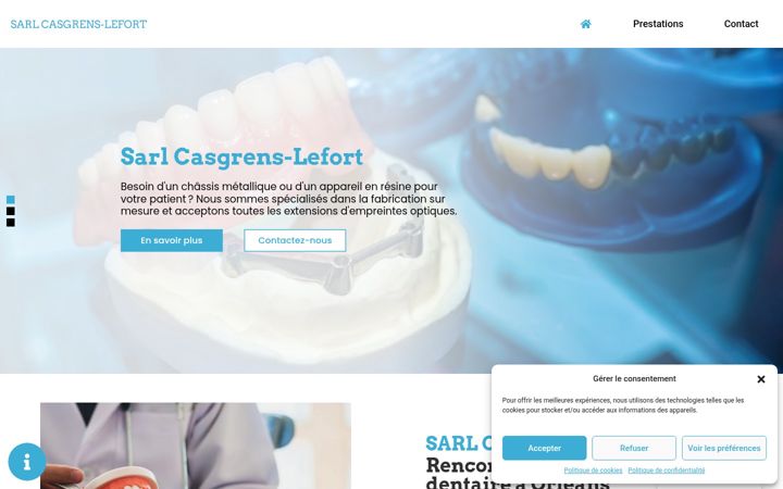 Screenshot του casgrens-lefort.fr