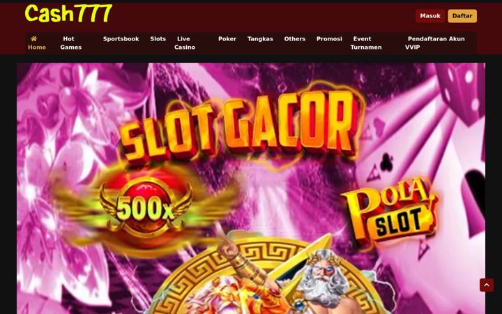 Screenshot of cash777.org