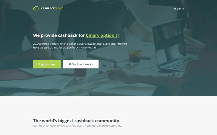 Zrzut ekranu cashbackcloud.co