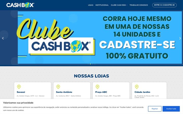 Ekrānuzņēmums no cashbox.com.br