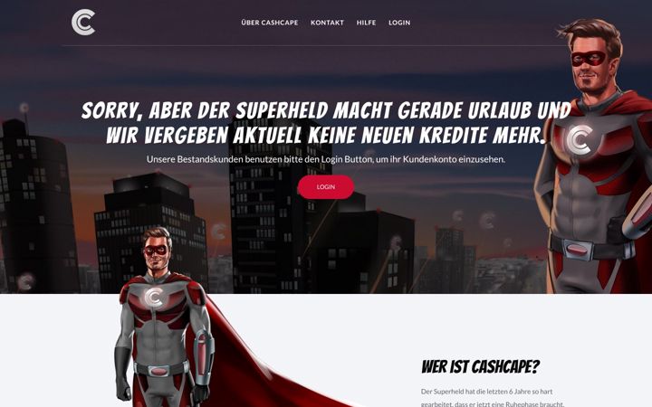 Screenshot of cashcape.com