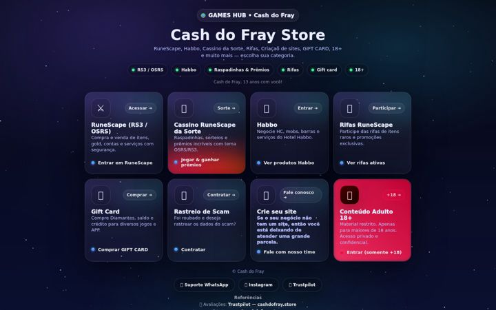 Screenshot of cashdofray.store