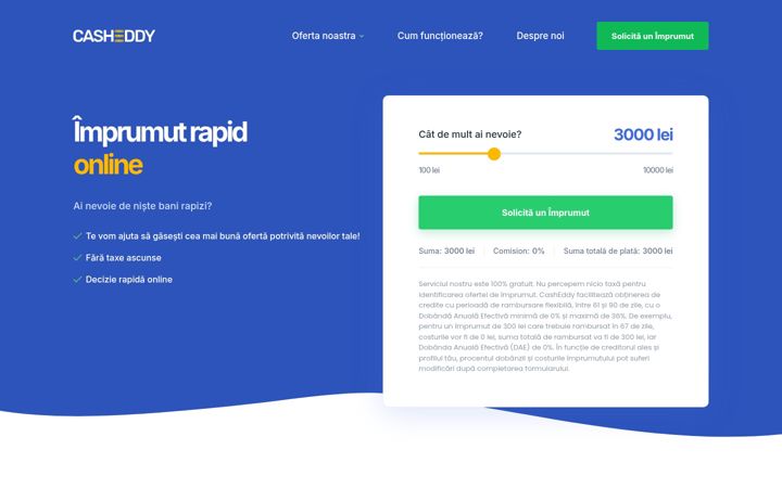 Screenshot of casheddy.ro