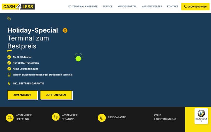 Screenshot of cashforless.at