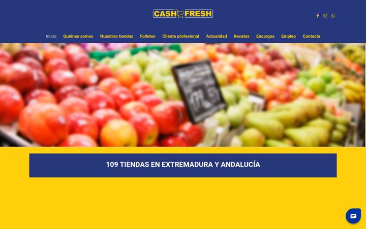 Screenshot ta' cashfresh.es