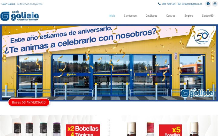 Screenshot of cashgalicia.net