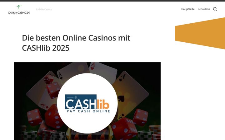 Screenshot of cashlib-casino.de