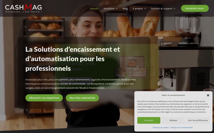 Screenshot of cashmag.fr