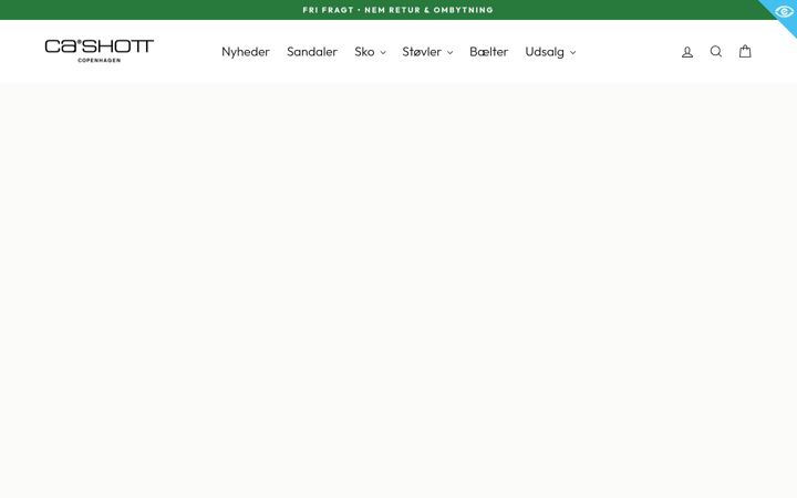 Screenshot of cashott.dk
