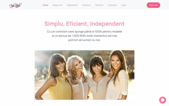 Capture d'écran de cashstudio.ro