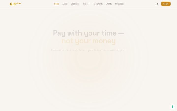 Screenshot of cashtimepay.com