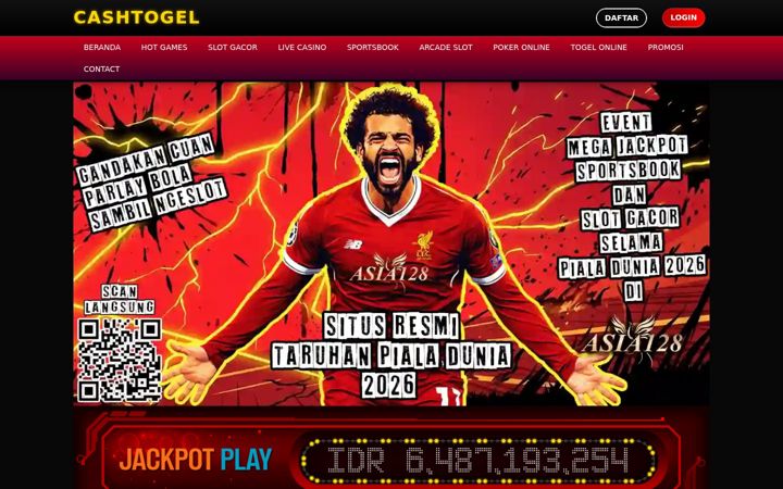 Captura de pantalla de cashtogel.net