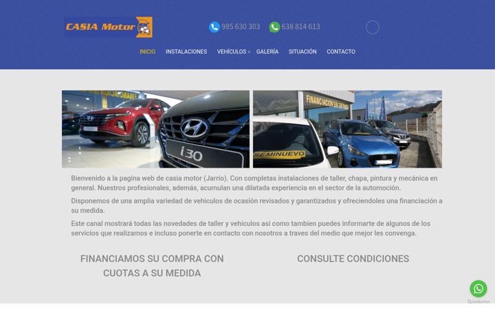 Screenshot of casiamotor.net