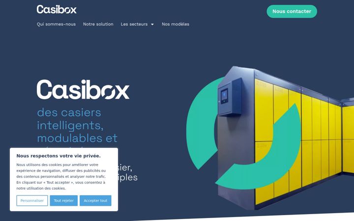 Captură de ecran a casibox.fr