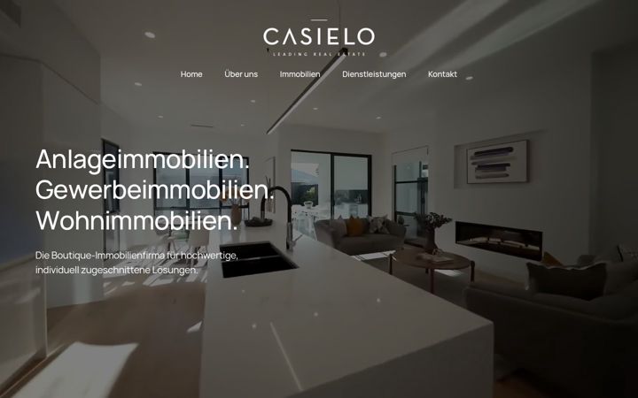 Screenshot of casielo.ch