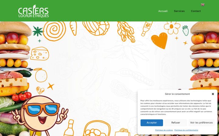 Screenshot of casierslocauxethiques.fr