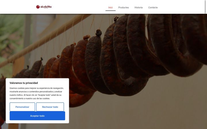 Screenshot of casilvestra.es