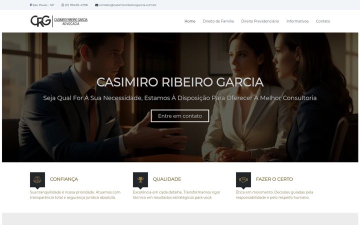 Screenshot of casimiroribeirogarcia.com.br
