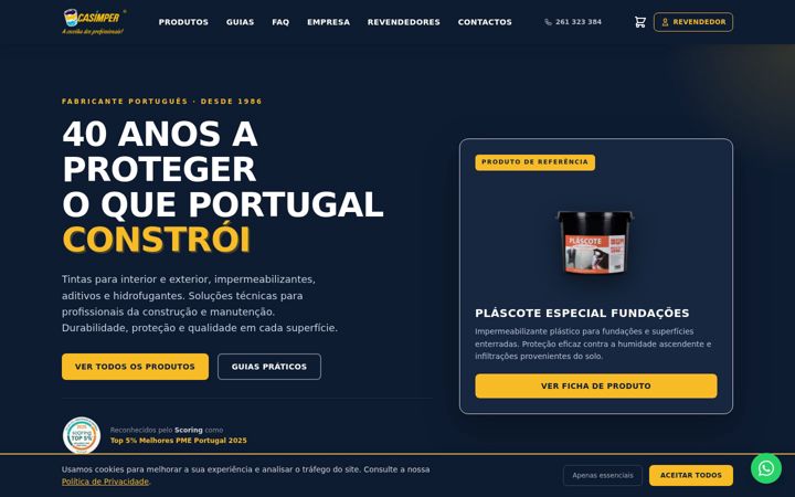 Screenshot of casimper.com