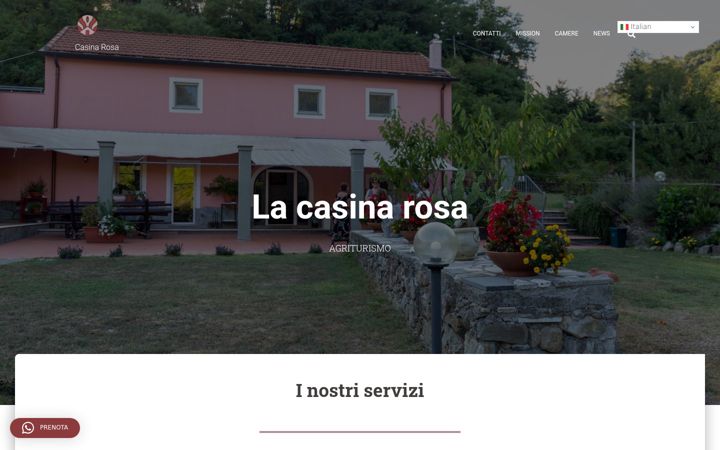 Skjámynd af casinarosa.it